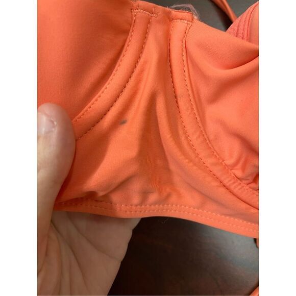 NWT Time and Tru Back Tie Bikini Top - Picture 2 of 8